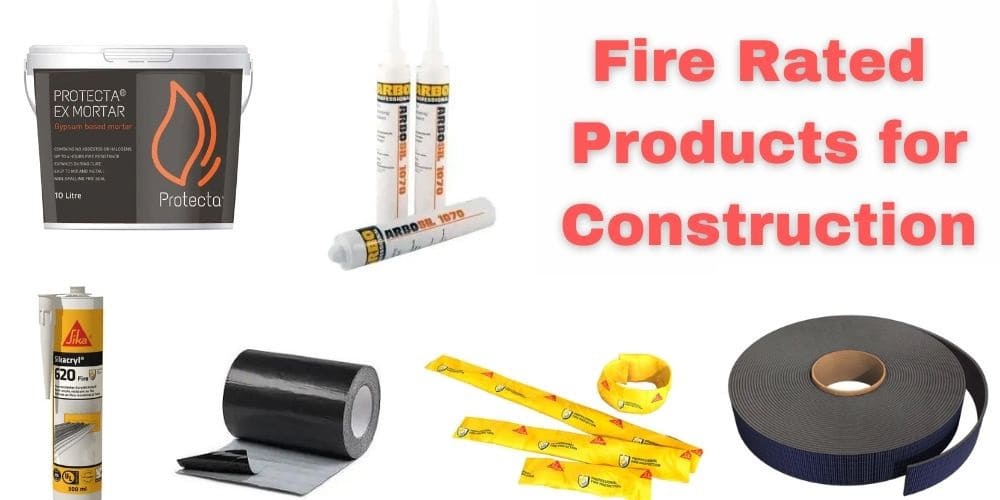 fire rated products for construction