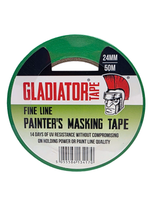 Gladiator Green Fine Line Masking Tape- 24mmx50m