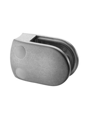 Glass Clamp MOD 28 Radius Back D-Shaped 304 Grade | 102800-042