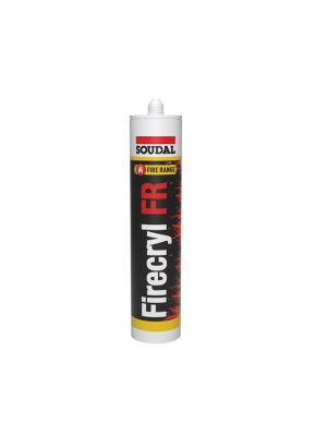 Soudal FireCryl FR Acrylic Sealant - White (310ml) | 106329