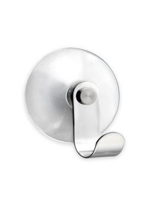 Transparent Suction Pad with Stainless Steel Chrome Hook (Set of 2) | F2139
