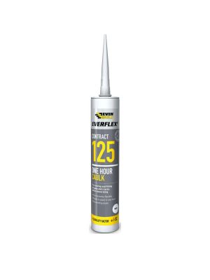 Everflex Contract 125 One Hour Caulk - White (300ml)