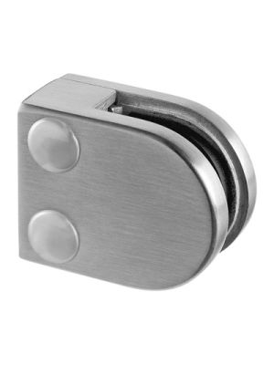 Glass Clamp MOD 27 Flat Back D-Shaped 316 Grade | 142700-000-12