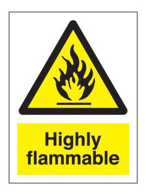 Jactone- Highly flammable Sign – Rigid PVC