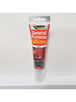 Everbuild General Purpose Easi-Squeeze Silicone - Clear (80ml) | A4098