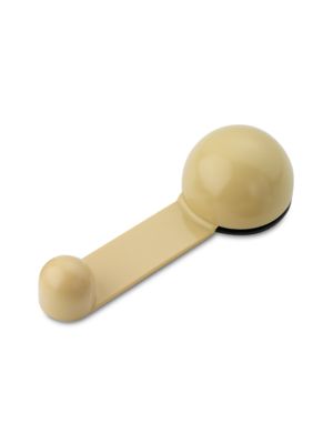 Adhesive Revolving Door Stop with Retainer - Beige | F2045