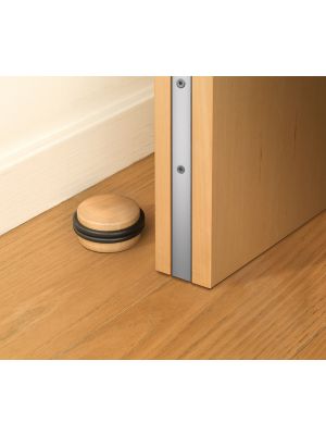 Adhesive Double O-Ring Wooden Door Stop | F2062G