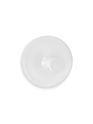 Inofix Adhesive Semi-transparent Circular Hook - White (Pack 2)