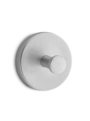 Inofix Adhesive Semi-transparent Circular Hook - Matt Chrome (Pack 2)