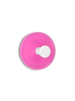 Inofix Adhesive Semi-transparent Circular Hook - Pink (Pack 2)