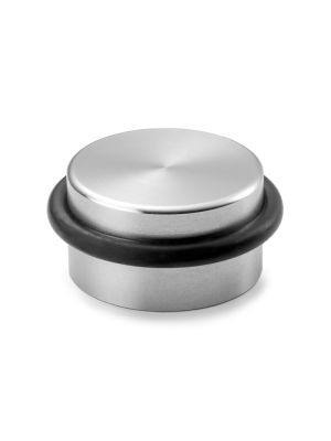 Stainless steel cylindrical doorstop - Adhesive 