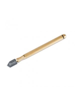 Bohle Oil Glass Cutter - Brass Handle, Silberschnitt 5000