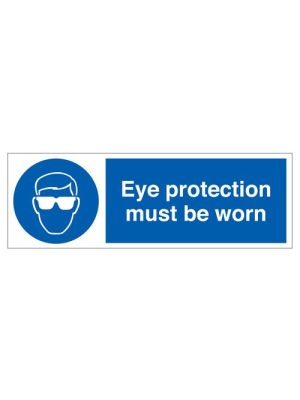 Jactone- Wear eye protection Sign – Rigid PVC