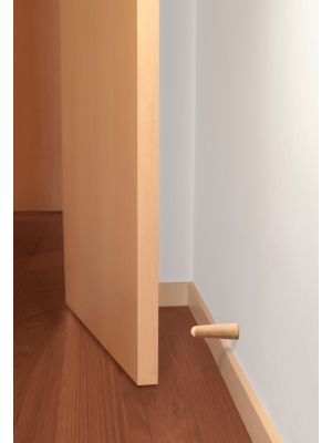 Wooden Wall Door Stop with Screws | F2118G