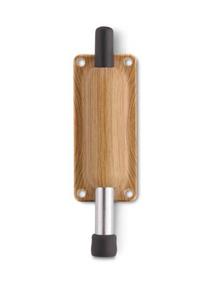Non-Slip Foot Operated Door Retainer - Light Wood | F2107