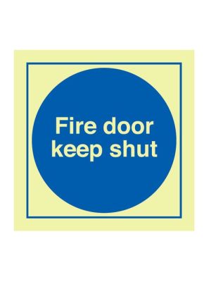 Fire door keep shut – Rigid PVC
