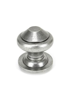 Pewter Regency Centre Door Knob - 45155 | From the Anvil
