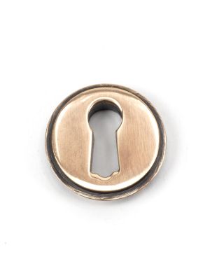 Polished Bronze Round Escutcheon (Plain) - 46117 | From the Anvil