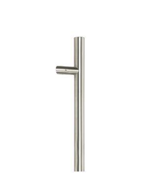 From The Anvil | 316 Marine Grade Offset Round T-Bar Pull Handle - Satin Stainless Steel