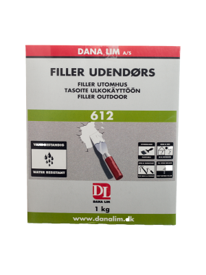 Waterproof Cement-Based Outdoor Filler 612- Light Grey 1kg