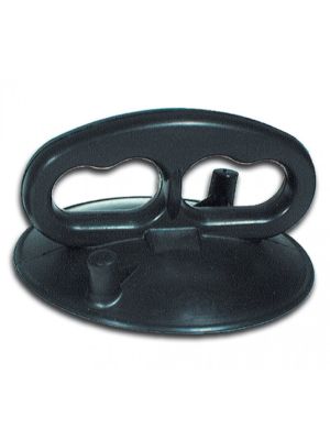 Suction Lifter, All-Rubber with Two Finger Holes