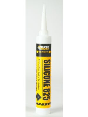 Everbuild Tecnic 825 LM Silicone Sealant - Beige (380ml)