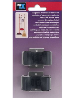 Adhesive Non-Slip Broom Hook (Set of 2)