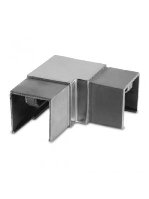90 Degree Square Horizontal Corner Connector - Grade 304