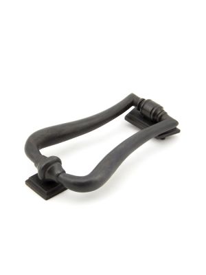 Aged Bronze Slimline Art Deco Door Knocker - 90041 | From the Anvil