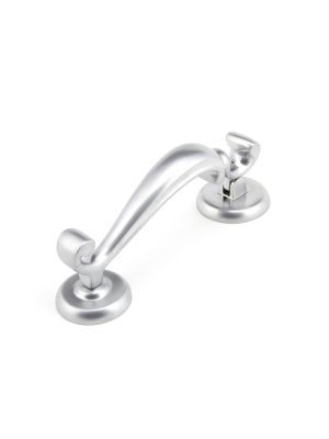 Satin Chrome Doctors Door Knocker - 92002 | From the Anvil