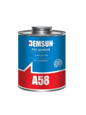 Demsun A58 Cement PVC Adhesive - Transparent (250ml) | S1236