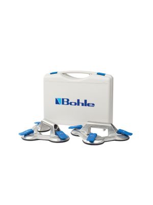 Veribor 100kg Triple Cup Glass Sucker Set Of Two with Carry Case | A6050