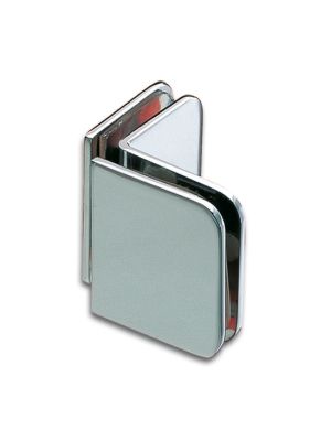 Granada Shower Door Corner Clamp - Chrome Plated