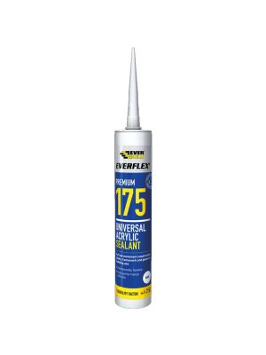 Everbuild Everflex Premium 175 Universal Acrylic Sealant - White (380ml)