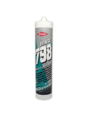Dowsil 798 Cold and Clean Room Bacteria Resistant Silicone Sealant - 310ml White
