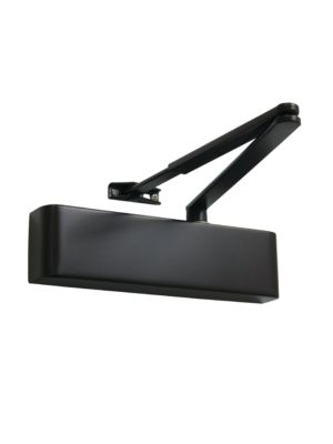Atlantic 110kg Slimline Premium Grade Door Closer - Matt Black | T2564