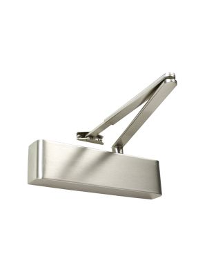 Atlantic 110kg Slimline Premium Grade Door Closer - Satin Nickel | T2565