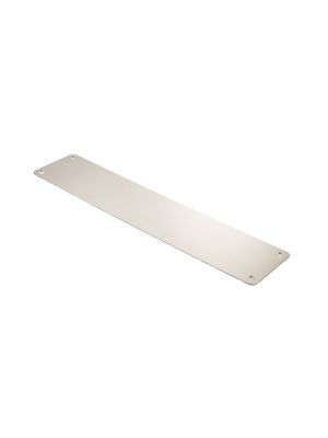 Atlantic Pre-Drilled Door Finger Plates - Satin Stainless Steel (350mm x 75mm) | T2537