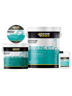 Everbuild Aquaseal Wet Room System Tanking Kit - Standard