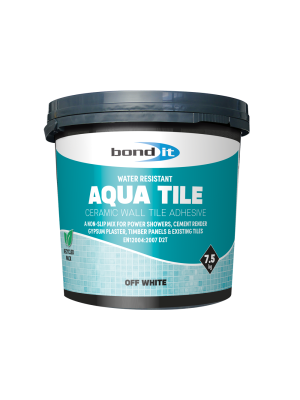Bond-It Aqua-Tile Water-Resistant Wall Tile Adhesive - 7.5kg