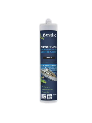 Box of 12 BOSTIK Simson MSR Construction Adhesive - Black 