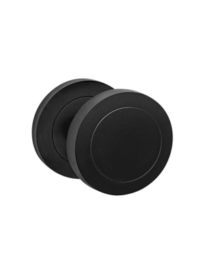 Karcher EK530 Stainless Steel Round Rose Door Knob - Cosmos Black