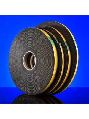 Closed Cell Foam Tape, Black, Self-Adhesive