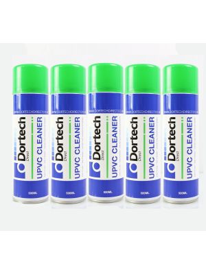 Pack of 5 Dortech Direct UPVC Cleaner Sprays (500ml)