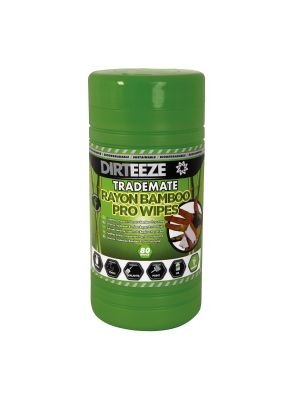 Dirteeze Bamboo Eco Degreaser Jumbo Tub - 80 Wipes - 26 x 20cm