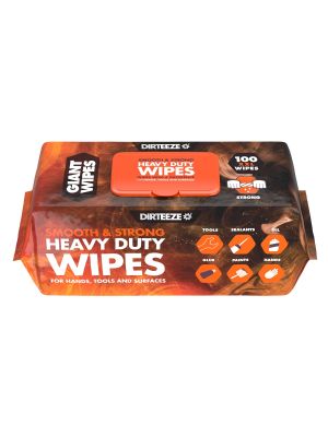 Dirteeze Smooth & Strong Giant Wipes - 38cm x 25cm - pk of 100 
