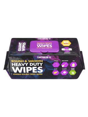 Dirteeze Rough and Smooth Giant Wipes - 38cm x 25cm - pk of 80