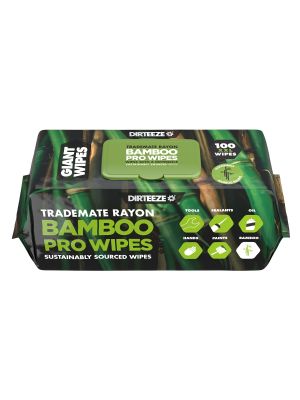 Dirteeze Bamboo Rayon Giant Wipes - 38cm x 25cm - pack of 100 