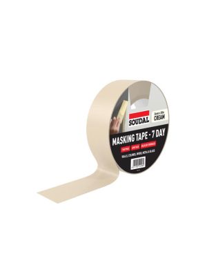 Soudal Masking Tape 7 Day Outdoor - Cream (50m)