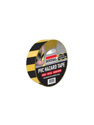 Soudal PVC Hazard Tape (50mm x 33m)